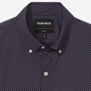 NEW Men's BONOBOS Washed Button-Down Shirt Medium